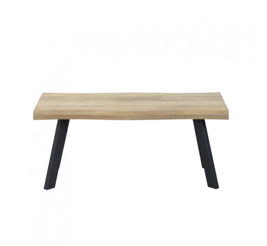 BRICK-URBAN COFFEE TABLE NATURAL BLACK 110x60x45cm