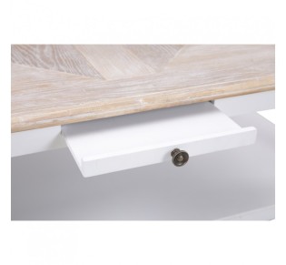 HISTORY COFFEE TABLE WHITE NATURAL 125x64xH50cm 2