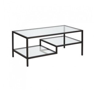 STEP COFFEE TABLE ΜΑΥΡΟ 110x50xH42cm