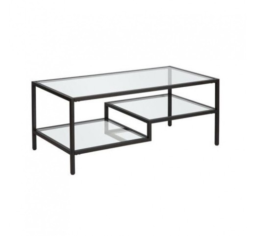 STEP COFFEE TABLE ΜΑΥΡΟ 110x50xH42cm