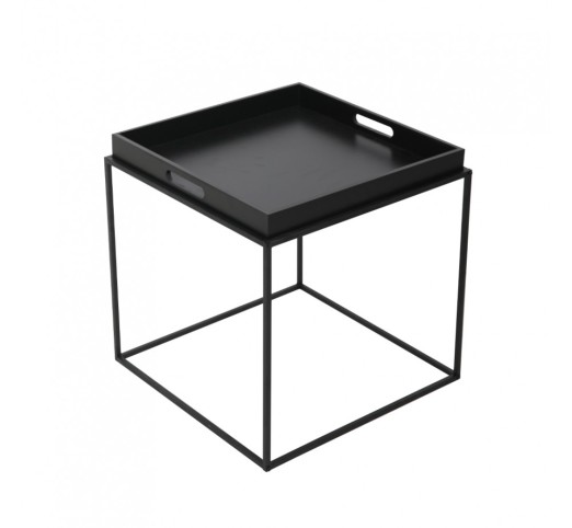 BUTLER SIDE TABLE BLACK 45x45xH45cm