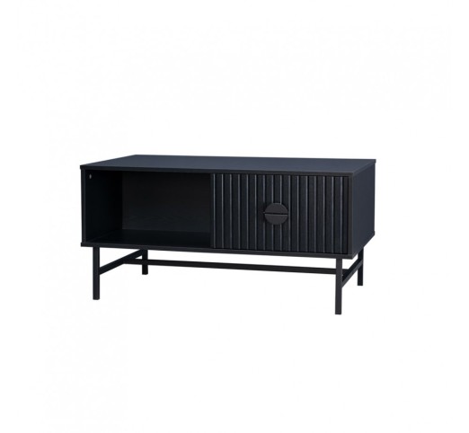 KIMONO COFFEE TABLE 1DRAWER BLACK 100x59xH50,2cm