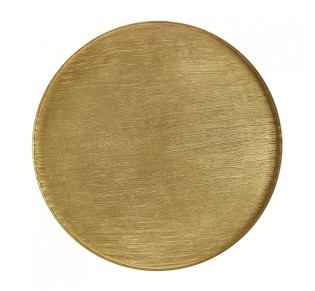 TOTALE SIDE TABLE SET 2ΤΕΜ BRASS ANTIQUE ΜΑΥΡΟ 49x49xH56cm