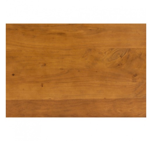 WIRE COFFEE TABLE WALNUT BLACK 120x60xH40cm