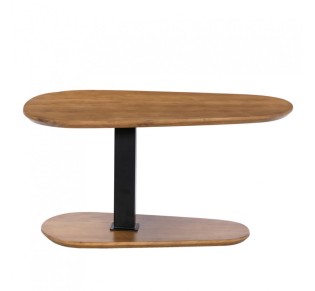 LEVEL COFFEE TABLE ΚΑΡΥΔΙ ΜΑΥΡΟ 95x65xH48cm