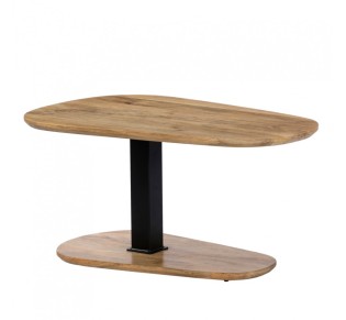 LEVEL COFFEE TABLE NATURAL BLACK 95x65xH48cm