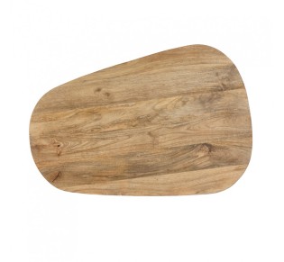 LEVEL COFFEE TABLE ΦΥΣΙΚΟ ΜΑΥΡΟ 95x65xH48cm