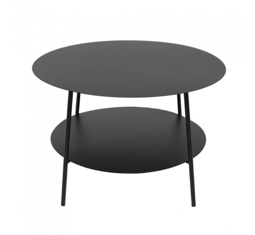 SIMPLE COFFEE TABLE BLACK 60x60xH40cm