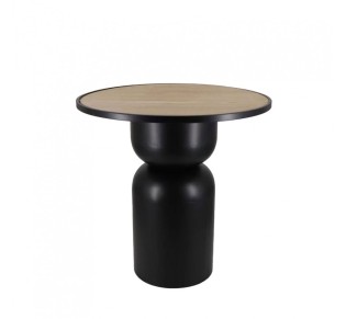 UP DOWN 65 COFFEE TABLE ΜΑΥΡΟ ΦΥΣΙΚΟ 65x65xH65cm