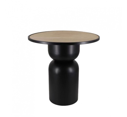 UP DOWN 65 COFFEE TABLE ΜΑΥΡΟ ΦΥΣΙΚΟ 65x65xH65cm