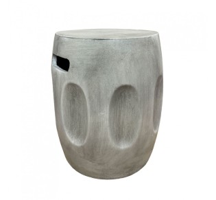 AFRICA SIDE TABLE GREY 38x38xH47cm
