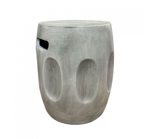 AFRICA SIDE TABLE GREY 38x38xH47cm