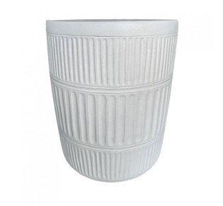 GEOMETRICAL 1 SIDE TABLE WHITE 38x38xH47cm