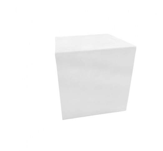 LITHOS SQUARE SIDE TABLE WHITE 55,5x55,5xH57cm