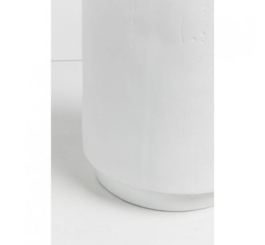 LITHOS ROUND SIDE TABLE ΛΕΥΚΟ 35,5x35,5xH45cm