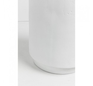 LITHOS ROUND SIDE TABLE WHITE 35,5x35,5xH45cm