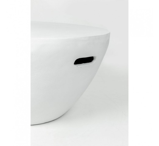 LITHOS CENTRAL COFFEE TABLE WHITE 68x68xH36cm