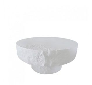 SORRENTO COFFEE TABLE WHITE WITH MARBLE PATTERN 91,5x91,5xH45cm
