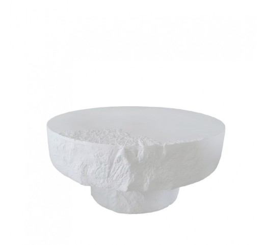 SORRENTO COFFEE TABLE WHITE WITH MARBLE PATTERN 91,5x91,5xH45cm
