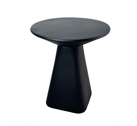 TRITON SIDE TABLE ΜΑΥΡΟ 46x46xH52cm