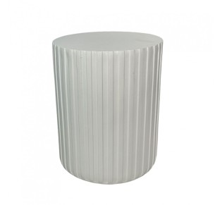 RAIL WHITE SIDE TABLE ΛΕΥΚΟ 40x40xH47cm