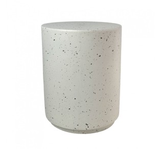 WHEEL ROUND SIDE TABLE TERRAZZO 36,5x36,5xH46cm