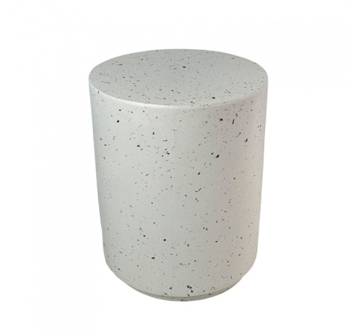 WHEEL ROUND SIDE TABLE TERRAZZO 36,5x36,5xH46cm