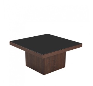 NUEZ COFFEE TABLE ΚΑΡΥΔΙ ΜΑΥΡΟ 79x79xH40cm