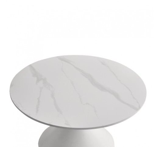 ICE COFFEE TABLE SET 2PCS WHITE WHITE 70x70xH40cm