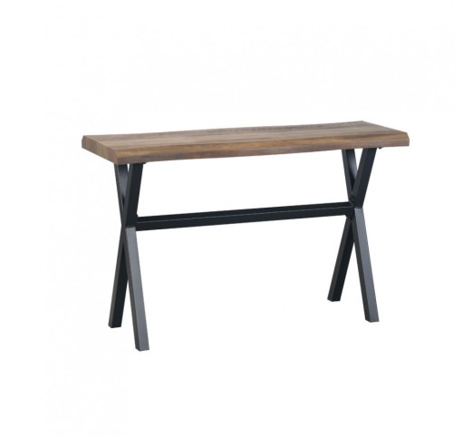 BRICK CONSOLE WALNUT BLACK 120x40xH75cm