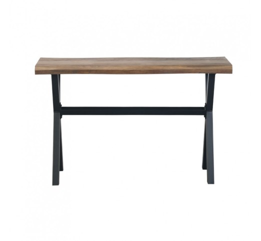 BRICK ΚΟΝΣΟΛΑ ΚΑΡΥΔΙ ΜΑΥΡΟ 120x40xH75cm
