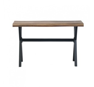 BRICK ΚΟΝΣΟΛΑ ΚΑΡΥΔΙ ΜΑΥΡΟ 120x40xH75cm