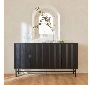 KIMONO SIDEBOARD BLACK 157,5x39xH83cm