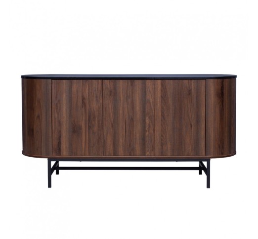 OVAL ΜΠΟΥΦΕΣ 3ΠΟΡΤΕΣ ΚΑΡΥΔΙ 150x45xH74cm