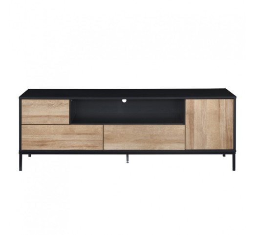 BLACKBIRD TV STAND RIVIERA OAK BLACK 160x40.5x58cm