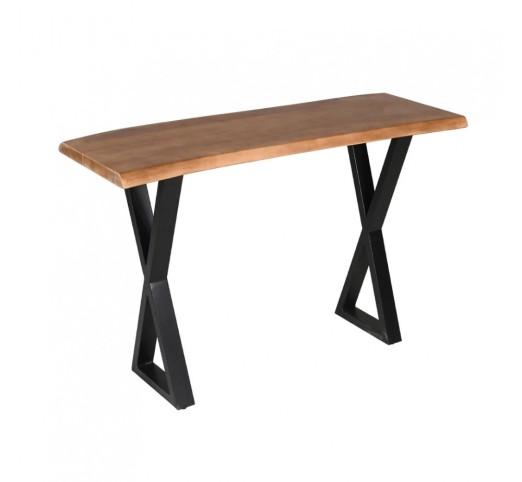 MINGLE ΚΟΝΣΟΛΑ ΚΑΡΥΔΙ ΜΑΥΡΟ 120x40xH76cm