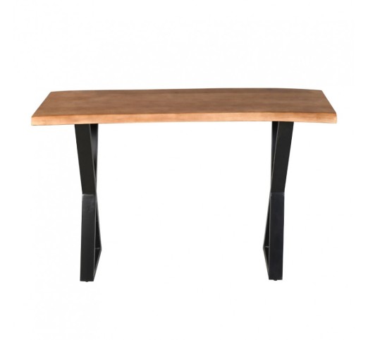MINGLE ΚΟΝΣΟΛΑ ΚΑΡΥΔΙ ΜΑΥΡΟ 120x40xH76cm