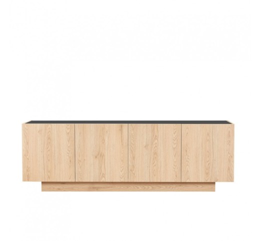 CUBIUS TV STAND 4DOORS NATURAL 182x39xH59cm