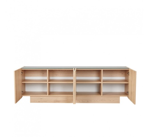 CUBIUS TV STAND 4ΠΟΡΤΕΣ ΦΥΣΙΚΟ 182x39xH59cm