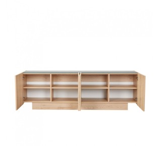 CUBIUS TV STAND 4ΠΟΡΤΕΣ ΦΥΣΙΚΟ 182x39xH59cm