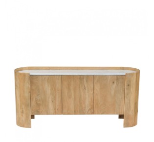 DON SIDEBOARD 3DOORS NATURAL WHITE 165x45xH75cm