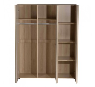 CAPPUCCINO ΝΤΟΥΛΑΠΑ 3ΠΟΡΤΕΣ LATTE SONOMA 140x52xH180cm 2