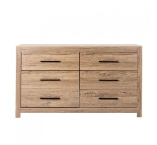 DODO ΣΥΡΤΑΡΙΕΡΑ OAK ΣΚΟΥΡΟ 132x45xH75cm