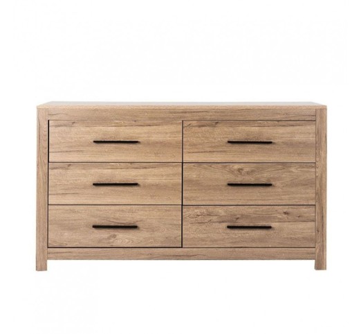 DODO ΣΥΡΤΑΡΙΕΡΑ OAK ΣΚΟΥΡΟ 132x45xH75cm