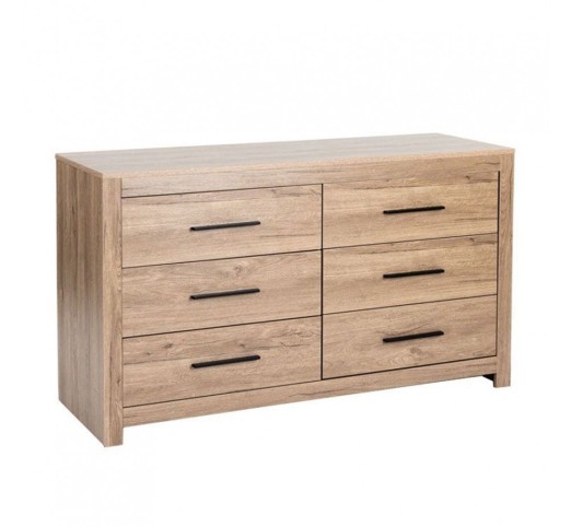 DODO PEDESTAL OAK DARK 132x45xH75cm