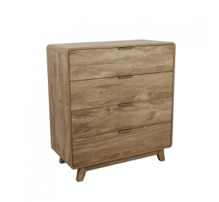 OVAL 4DRAWERS NATURAL 95,3x45xH103,3cm