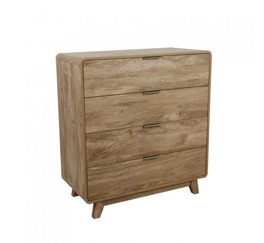 OVAL 4DRAWERS NATURAL 95,3x45xH103,3cm