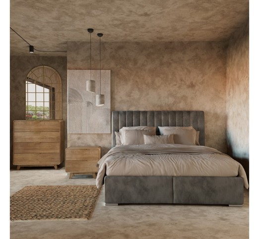 OVAL ΚΟΜΟΤΑ 4ΣΥΡΤΑΡΙΑ ΦΥΣΙΚΟ 95,3x45xH103,3cm