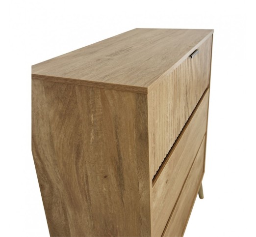 CANAL PEDESTAL 3DRAWER NATURAL 80x39,5xH96cm