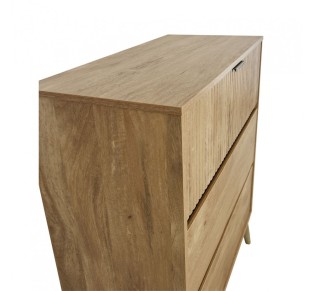 CANAL PEDESTAL 3DRAWER NATURAL 80x39,5xH96cm